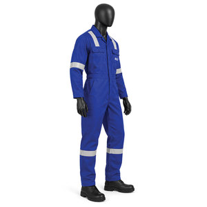 Combinaison de travail réfléchissante bleue pour hommes, uniforme de sécurité industriel, combinaison cargo, vêtements de protection pour la construction et l'usine, vêtements OEM - Product Image 3