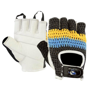 Gym <b>Gloves</b> For Powerlifting Strength Training Reinforced Palm Protection Breathable Fitness Workout Mittens For Men - Product Image 2