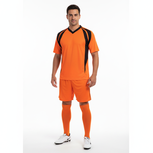 Ensemble de maillots de football pour jeunes enfants, uniforme de football au design classique, dernier modèle, uniforme de football vierge pas cher - Product Image 6