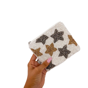 Monedero pequeño de alta calidad Primum, nuevo, hecho a mano, elegante, con cuentas, diseño de sardinas multicolor, bordado a mano. - Product Image 6