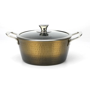 Home Dinnerware Customized Size Cooking Pot <b>Custom</b> Color Casserole Dish With Glass Lid - Product Image 4
