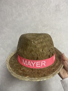 Sombrero de Paja con Banda Roja y Aplique de Logotipo de Calavera, Unisex, Ajustable, para Primavera, Verano, Uso Diario, Regalos para Actividades al Aire Libre - Product Image 2