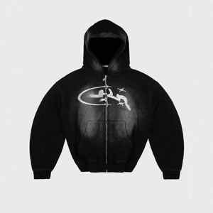 Sweat à capuche surdimensionné pour homme, double couche, en polaire polyester/coton, léger, respirant, écologique et de haute qualité - Product Image 1