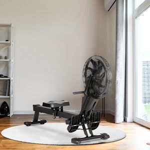 "Home Gym System Foldable Air <b>Rowing</b> <b>Machine</b> with LCD Monitor & Steel Frame" - Product Image 2