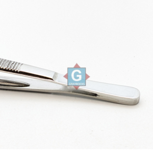 Pinzas Dentales de Algodón para Uso Universitario, Punta Curva, Agarre Moleteado, Instrumento Quirúrgico Manual, Certificado CE Clase I - Product Image 6