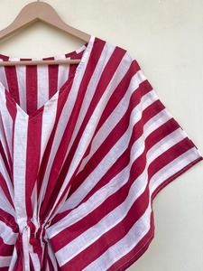 Algodón Kaftan indio Floral Kaftan largo caftán vestido para ser mamá playa cubrir vestido ropa de dormir Maxi vestido - Product Image 3