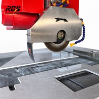 Sierra de puente automática personalizada de 15kW de alta precisión CNC para pulido, fresado y rectificado de piedra, mármol y granito, 5+1 cabezales