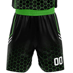Uniforme de basketball pour hommes adultes, logo et couleurs personnalisés, vêtements de sport respirants imprimés par sublimation, entraînement sans manches, coupe athlétique - Product Image 6