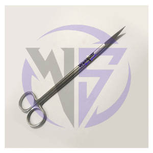 Brand New <b>Stainless</b> <b>Steel</b> Wise Dental Kelly Surgical Scissors 6¼ Inch Angled Head Instrument Surgical Grade Wenquar Tools - Product Image 2