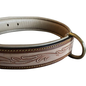 Colliers et laisses pour chien en cuir véritable souple avec logo personnalisé - Luxe, premium, réglables et durables - Product Image 5