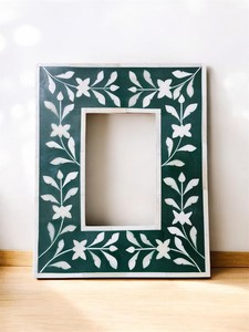 Bone Inlay UV Printed Square Photo <b>Frame</b> <b>4x6</b>/5x7/6x8 Inch 10x15/15x20 cm A4 Waterproof Custom Design Tabletop - Product Image 5