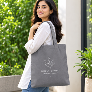 AMANI กระเป๋าผ้าแคนวาสแฟชั่นขนาดเล็ก-ทนทานและเป็นมิตรกับสิ่งแวดล้อมสำหรับการช้อปปิ้งและการใช้งานในชีวิตประจำวัน - Product Image 4