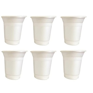 Vasos desechables de bagazo 100% ecológicos, resistentes a fugas, disponibles en grandes cantidades. - Product Image 4