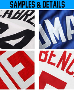 Maillot de hockey sur glace pour homme sur mesure 100% polyester, grande taille, respirant, séchage rapide, impression par sublimation de haute qualité, col en V, demi-manches - Product Image 5