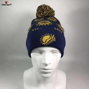 New Style 100% Cotton Breathable <b>Beanie</b> Hats with 3D Embroidery Best Quality Winter Unisex Caps for Sale - Product Image 4