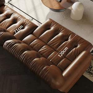 Sofá Reclinable Curvo Moderno Japandi de 3 Plazas Cloudelle de 82 Pulgadas para Sala de Estar - Product Image 3