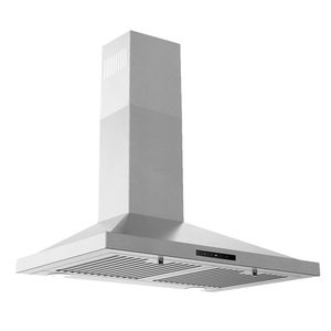 Cappa da cucina convertibile da 30 pollici in acciaio inossidabile, 450 CFM, senza condotto/con condotto, luce LED, deflettore, cappa aspirante da 30 pollici - Product Image 4
