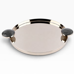 Plateau à chocolat en argent de qualité supérieure avec poignées dorées, accessoires à chocolat personnalisables, tailles personnalisées, couleur disponible - Product Image 6