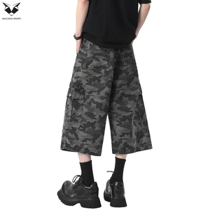 Pantalones Cortos de Mezclilla para Hombre, Diseño Personalizado, Estilo Urbano, Corte Recto, Casual, Lavado Claro, Verano 2026, Última Tendencia, Alta Calidad - Product Image 5