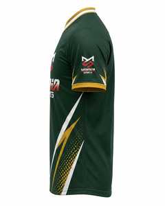 Nouvelle conception OEM, uniforme de football américain respirant, écologique, avec logo personnalisé, impression numérique, 100% polyester, antibactérien, séchage rapide - Product Image 3
