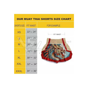 กางเกงมวยไทยผู้ชายผ้าโพลีเอสเตอร์ทรงหลวม กางเกงมวยไทยสำหรับผู้ชาย ชุดกีฬา กางเกงมวยไทย - Product Image 6