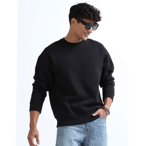 Sweat-shirts décontractés pour hommes en coton 100% respirant, avec logo personnalisé, en tissu polaire durable, design écologique, avec poche - Product Image 2