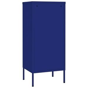 Armoire de rangement en acier bleu marine 16,7''x13,8''x40'' - Product Image 5