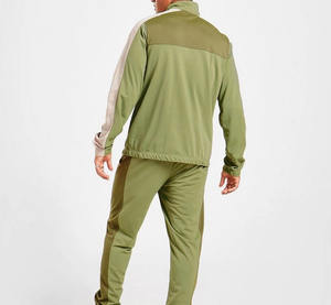 Ensemble de survêtement décontracté pour homme, manches longues, respirant, 100 % coton, avec logo personnalisé, taille 2 pièces, veste et pantalon de jogging, grandes tailles - Product Image 5