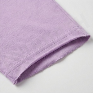 เสื้อยืดครอปแขนสั้นผ้าฝ้ายผสมใยไผ่ผสมอีลาสเทนเนื้อนุ่มพิเศษสำหรับผู้หญิง สวมใส่สบายๆ ออกกำลังกายได้  รับสกรีนโลโก้ สีสันตามสั่ง - Product Image 6