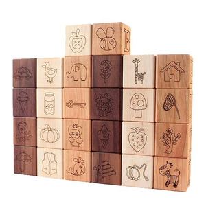 Vietnam Eco Friendly Wooden <b>Dice</b> Building Blocks Sets for Kids Spelling Educational Wooden <b>Dice</b> Toy - Product Image 1