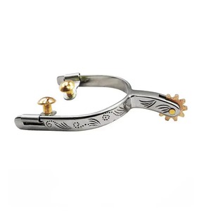 New Arrivals Best Selling Horse Spurs <b>Equestrian</b> With Metal Unique High Quality Stainless Steel Horse Riding Spurs OEM Size - Product Image 4