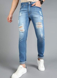 Jeans en denim foncé respirant pour homme, style japonais, coupe droite, hip-hop, nouvelle arrivée, meilleure vente, vente en gros - Product Image 2