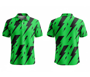 Sports Sublimation Polo Shirt Lightweight Performance Wear Durable Stitching for Men Women Youth Quick-Dry Dry-Fit Active Polo - Product Image 4