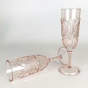 Flûtes à champagne en plastique acrylique incassable 9 oz - Product Image 3