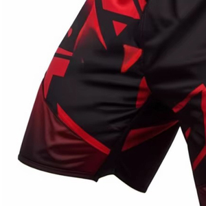 Shorts de boxe MMA/BJJ personnalisés pour adultes, design sur mesure, 100% polyester, impression numérique, respirant, unisexe, 240g sans couture sur le devant - Product Image 4