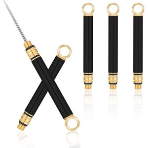 Portable Titanium Toothpick Holder 3 <b>PCS</b> <b>Mini</b> Reusable Stainless Steel Teeth Cleaning Pocket Toothpicks Teeth Kit - Product Image 1