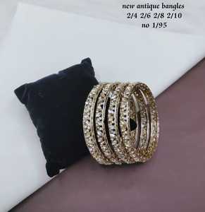 PADMAWATI Private Limited Luxury <b>Tungsten</b> Gold Plated Multi Color Women's Bangles Set Indian Bridal Engagement Anniversary - Product Image 1