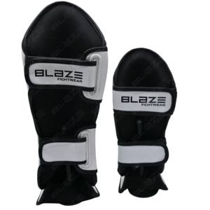 Ensemble de protège-tibias personnalisés pour enfants et adultes, pour MMA, kickboxing, Muay Thai, entraînement et combat, pour enfants, Blaze Fight Wear. - Product Image 4