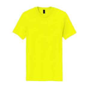 Camisetas Personalizadas al por Mayor 2026, Lisas con Logotipo, Verdes y Amarillas, Camisetas de Punto Unisex para Hombre, 100% Algodón Orgánico, Impresión Personalizada - Product Image 5