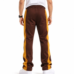 Pantalon de survêtement rayé pour homme – Style urbain moderne, confortable pour le quotidien, coupe décontractée, mode urbaine - Product Image 3