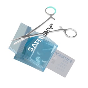 Poignée de scalpel en acier à usage unique n ° 3 Fixée sur une feuille de carton pratique et emballée individuellement de manière stérile - Product Image 2