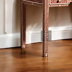 ILAHI's Bone Inlay <b>Drawer</b> Modern Design Agate Detailing <b>Storage</b> Portable Home Furniture - Product Image 2