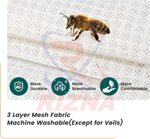 OEM Professional <b>Bee</b> <b>Suit</b> Protection 3 Layer Mesh Apiculture Beekeeper Clothing Beekeeping <b>Suit</b> for <b>Bee</b> Keeper Coverall <b>suit</b> - Product Image 4