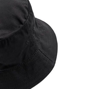 Sombrero de Pescador Unisex Negro Sólido, 100% Algodón, Estilo Casual para Exteriores, para Adultos, Primavera/Verano, Talla 56-58CM - Product Image 4