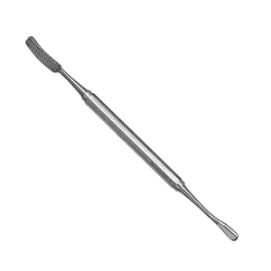 Lime à os chirurgicale professionnelle Miller-Colburn 6,2 mm à extrémité courbée et 4,8 mm à extrémité ronde, outils dentaires, orthopédiques et vétérinaires - Product Image 1