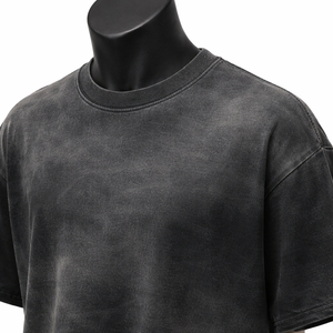 Camiseta Oversize de Algodón de 260 Gramos para Hombre, Estilo Vintage, Lavado Ácido, Estilo Snow, Personalizable para Streetwear - Product Image 5