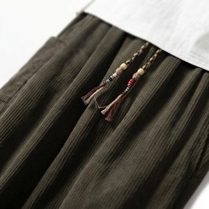 Baggy Grey Sweatpants <b>Men</b> Wide Leg Streetwear Joggers Oversized Loose Fleece Sport Casual 100% Cotton Pants & Trousers - Product Image 5
