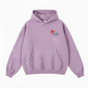 เสื้อฮู้ดดี้ผ้าฝ้ายหนานุ่มพิมพ์ลายโอเวอร์ไซส์ สไตล์ลำลองสำหรับผู้ชาย ขายส่งจาก Top Design - Product Image 1