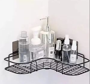 Contemporary Wood and Metal Wall <b>Shelf</b> With Black Powder Coating Finishes High Quality With Three Tiers For Storage at Wholesale - Product Image 4