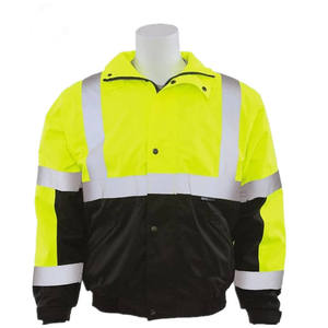 Blouson de travail d'hiver pour homme, personnalisé, à capuche, robuste, style vintage, avec logo, pour ingénierie et sécurité, avec éléments réfléchissants - Product Image 1